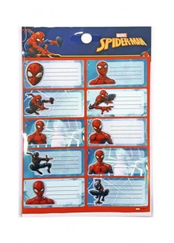 Spıderman Okul Etiketi Sm-Tga-73