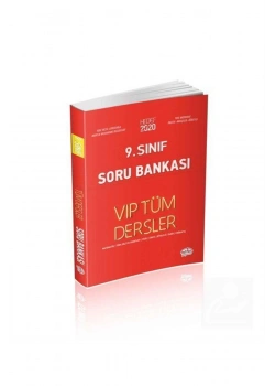 Editör 9.Sınıf Tüm Dersler Vip Soru Bankası Kırmızı Kitap