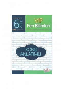 Editör 6.Sınıf Vip Fen Bilimleri Konu Anlatımlı