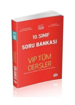 Editör 10.Sınıf Vip Tüm Dersler Soru Bankası