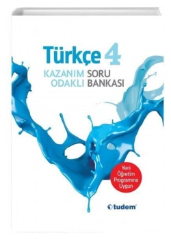 Tudem 4.Sınıf Türkçe Kazanım Odaklı Soru Bankası