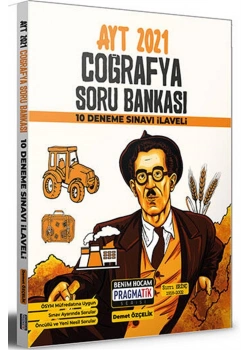 Ayt 2021 Coğrafya Soru Bankası+10 Deneme Benim Hocam