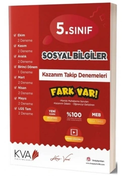 Kva 5.Sınıf Sosyal Bilgiler Kazanım Takip Denemeleri Koray Varol Akademi