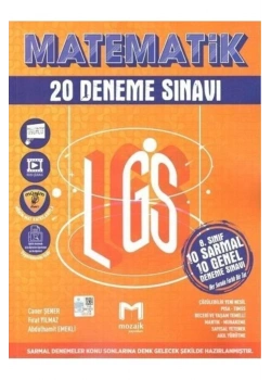 Mozaik 8.Sınıf Lgs  Matematik 12 Deneme Sınavı