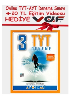 Apotemi Tyt 3 Deneme Çözümlü