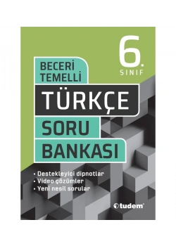 Tudem 6.Sınıf Türkçe Soru Bankası Beceri Temelli