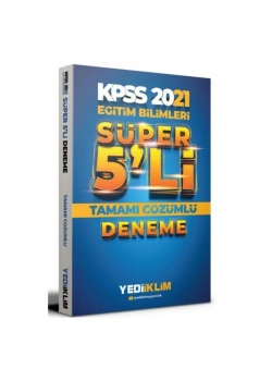 Kpss 2021 Eğitim Bilimleri Süper 5 Li Deneme Yediiklim