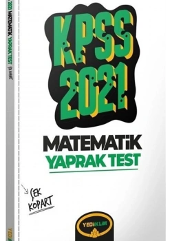Kpss 2021 Matematik Yaprak Test Yediiklim