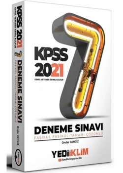 Kpss 2021 Gy Gk 7 Çözümlü Deneme Yediiklim