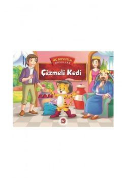 Çizmeli Kedi Üç Boyutlu Masallar Beyaz Balina