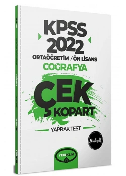 2022 Kpss Ortaöğretim Önlisans Coğrafya Yaprak Test  Yediiklim