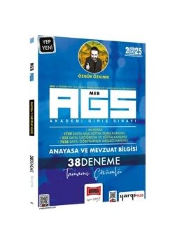 Yargı 2025 Meb Ags Anayasa Mevzuat Bilgisi 38 Çözümlü Deneme