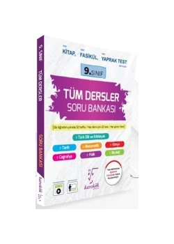 Karekök 9.Sınıf Tüm Dersler Soru Bankası Seti