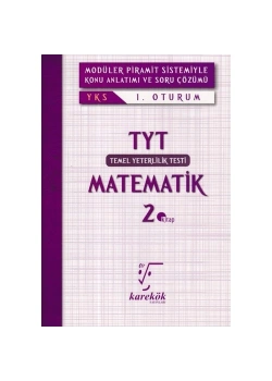 Karekök Tyt Yks Matematik 2.Kitap 1.Oturum