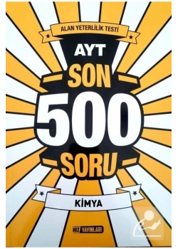 Hız Ayt Kimya Son 500 Soru