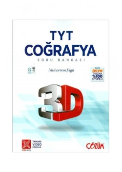 Tyt Coğrafya Soru Bankası 3D Yayınları