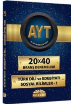 Robert Ayt Türk Dili Edebiyatı 20X40 Denemeleri