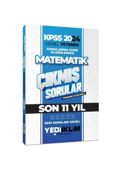 Kpss 2024 Gy 2013-2022 Matematik Çıkmış Çözümlü Sorular  Yediiklim