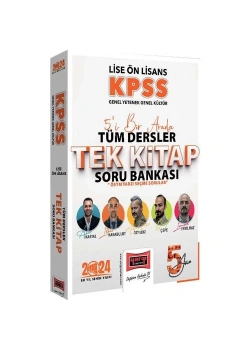 Yargı 2024 Kpss Lise Önlisans Tüm Dersler Tek Kitap Soru Bankası