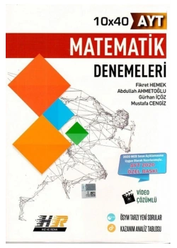 Ayt Matematik 10X40 Deneme Hız Ve Renk