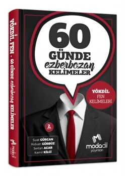 Modadil Yökdil Fen Bilimleri 60 Günde Ezberbozan Kelimeler