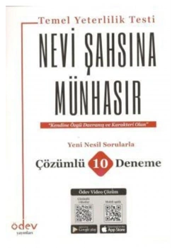 Tyt Nevi Şahsına Münhasır Çözümlü 10 Deneme   Ödevyayın