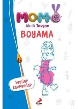 Momo Akıllı Tavşan Boyama Sayılar Kavramlar    Erdem
