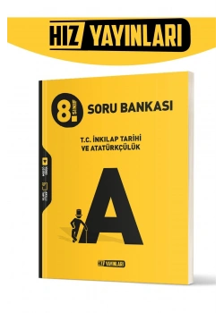 Hız 8.Sınıf İnkilap Tarihi Soru Bankası