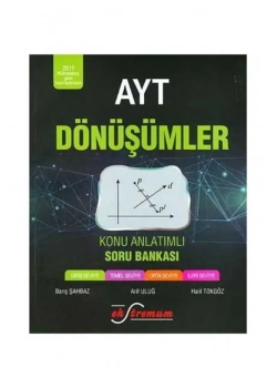 Ayt Dönüşümler Konu Anlatım Soru Bankası   Estremum