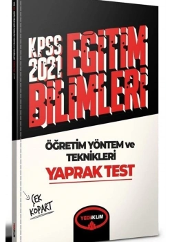 2021 Kpss Eğitim Bilimleri Popüler Öğretim Yöntem Ve Teknikleri Yaprak Test Yediiklim