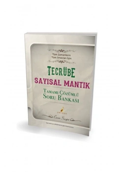 Tecrübe Sayısal Mantık Çözümlü Soru Bankası Pelikan Yayın