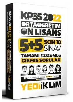 2022 Kpss Ortaöğretim Önlisans Son On Sınav  Yediiklim