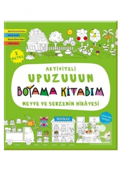 Aktiviteli  Upuzuun Boyama   Meyve Ve Sebzenin Hikayesi      Sincap Kitap