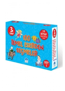 Martı 3.Sınıf 100 Temel Eserden Seçmeler 10 Kitap   Mavi Set 1