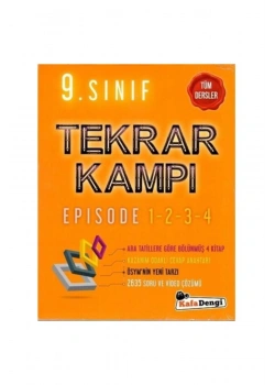 9.Sınıf Tüm Dersler Tekrar Kampı Kafa Dengi