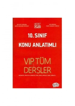 Editör 10.Sınıf Vip Tüm Dersler Konu Anlatımlı