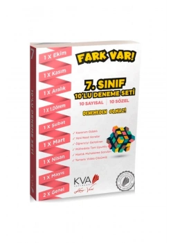 Kva 7.Sınıf 10 Deneme Seti 10 Sayısal+10 Sözel
