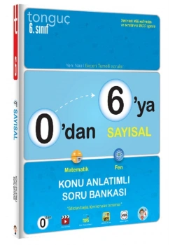 Tonguç 0 Dan 6 Ya Sayısal Konu Anlatımlı Soru Bankası