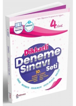 4.Sınıf Dikkatli 10 Deneme Sınavı Seti Atlıkarınca