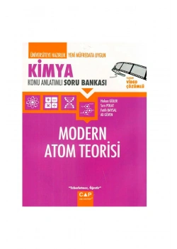 Çap  Üniv.Haz.Kimya Modern Atom Teorisi Konu A.Soru Bankası