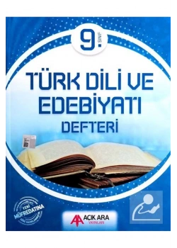 9.Sınıf Türk Dili Edebiyatı Defteri Açıkara