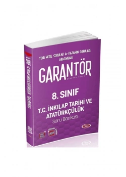 Data 8.Sınıf İnkilap Tarihi Soru Bankası Garantör