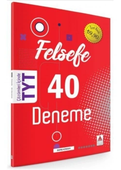 Tyt Felsefe 40 Çözümlü Deneme Delta Yayın
