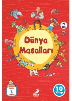 Dünya Masalları 10 Kitap   1.Sınıflar İçin   Erdem