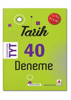 Tyt Tarih 40 Çözümlü Deneme  Delta Yayın