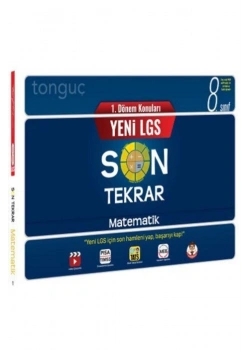 Tonguç 8.Sınıf 1.Dönem Matematik Son Tekrar