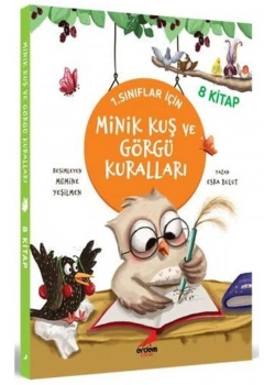 1.Sınıf Minik Kuş Ve Görgü Kuralları 8 Kitap Set Erdem Çocuk
