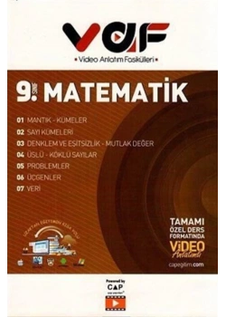 *Kampanya* Çap Vaf 9.Sınıf Matematik Video Anlatım Fasikülleri