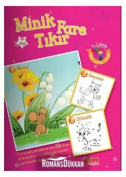 Çekirge İle Karınca   Masal Boyama Etkinlik Üçü Birarada Mikro Kitap-Çilek Kitap