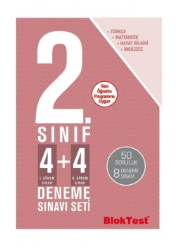 Bloktest 2.Sınıf 4+4 Deneme Sınavı